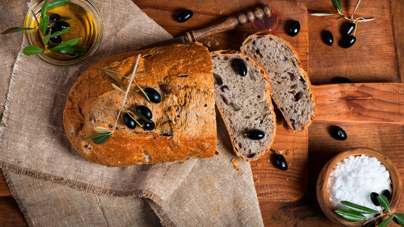 How to make the easiest olive bread